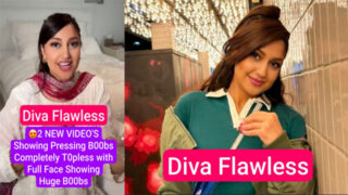 Diva Flawlwss Nude For First Time – Topless with Full Face Video